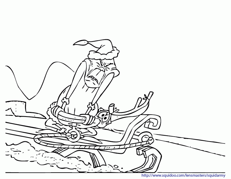 Plansa de colorat cu Grinch 28 21